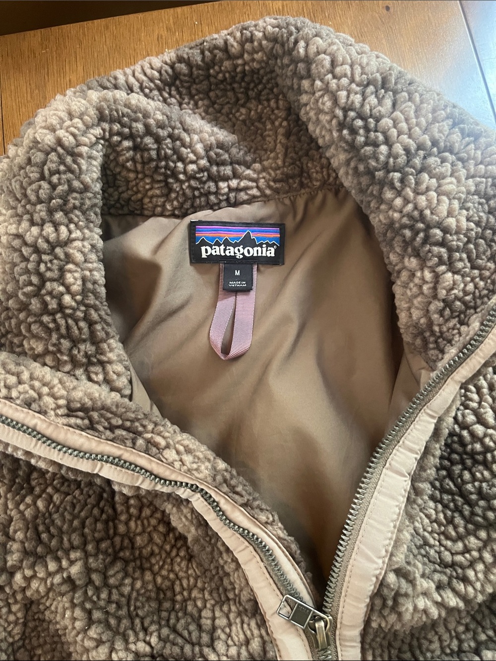Patagonia Sherpa Puffer Jacket - brown/taupe/grey - Picture 2 of 3